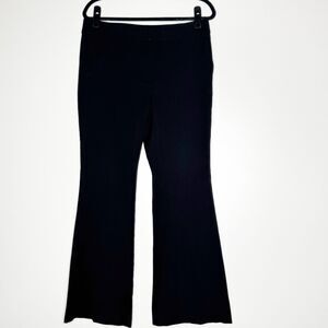 LOFT 2023 Flare Pants Black High Waist Women's Size 10